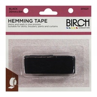 Hem Tape Iron On Bias 20mm x 5mt - BLACK