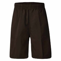 Unisex School Shorts Brown