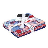 Fat Quarters by Liberty Fabric - Retro indigo