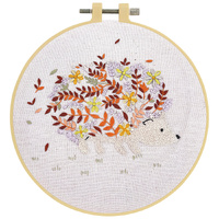 Make It Embroidery: Floral Hedgehog