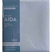 Aida 14ct White Pre-cut