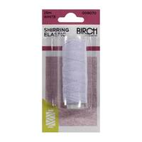 Shirring Elastic 25mm - White