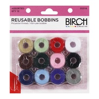 Birch Pre-Woven Reusable Bobbins