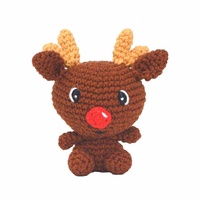 Knitty Critters Crochet Kit - Reindeer