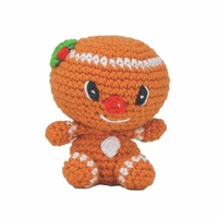 Knitty Critters Crochet Kit - Gingerbread Man