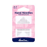 Hemline Embroidery/Crewel Needles size8