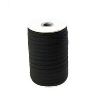 Braided Elastic 6mm Black (by the metre)