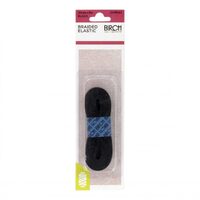 Braided Elastic 12mm x 2mt - Black