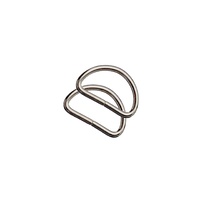 D Rings 20mm Silver