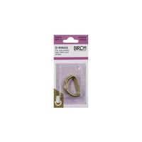 D Rings 25mm Gold 