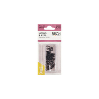 Hook & Eyes - Black 7mm (0)