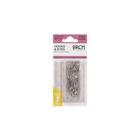 Hook & Eyes Silver 11mm (2) 