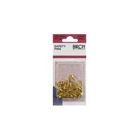 Safety Pins 22mm Qty 24 Gold