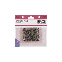Safety Pins 30mm Qty 50 Silver