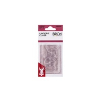 Lingerie Clasp Clear 2pk