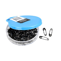 Sew Sweet Safety Pins Black 96pcs