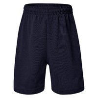 Navy Knit Shorts