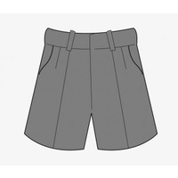 Junior Senior Grey Melange Shorts