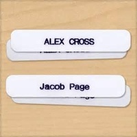 25 Iron On Name Labels