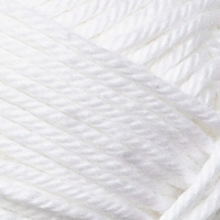 Patons White Col 01 - Cotton Blend 8ply