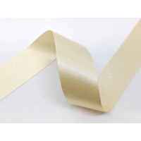 Satin Ribbon 25mm Ivory