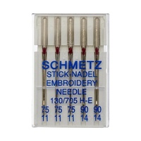 Schmetz Embroidery Needles 130/705 H-E