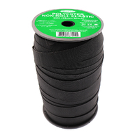 Polyester Non Roll Elastic 25mm Black p/m
